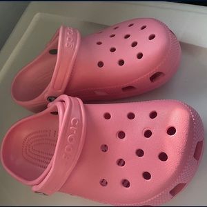 New pink crocs